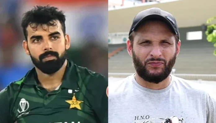 Shahid Afridi reaches out to struggling Shadab Khan