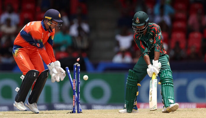 T20 World Cup 2024: Netherlands against Bangladesh