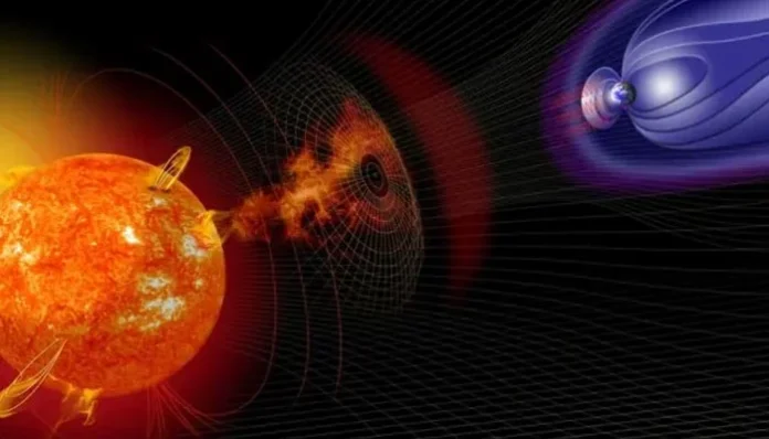 Earth Surrounded By Solar Storm Risking